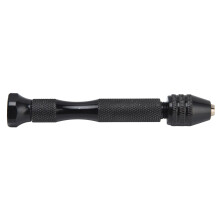 Pin Vise Handbohrwerkzeug, Aluminumlegierung, Spannbereich 0,3–3,4 mm, Schwarz
