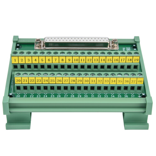 Efficient DB37-M7 PCB Breakout Connector 14‑26AWG Wire 60V DC Rated 1