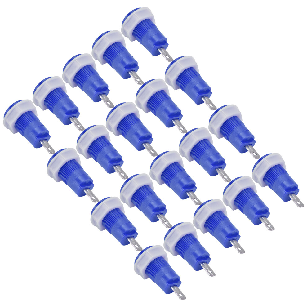 20Pcs Brass Binding Post Adapter Banana Socket Grounding Terminal 4Mm 1Kv Blue 7671382322887