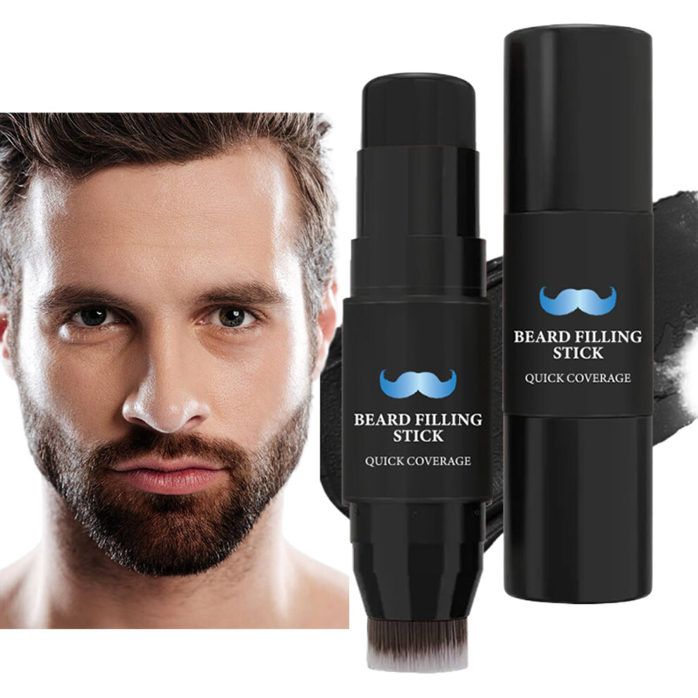Beard Filler Pen Waterproof LongLasting Tint with 2in1 Brush for Natural Beard and Mustache