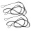 Recurve Bow String with Noise Reduction Silencers, Durable Polyester Archery String for Traditional Recurve and Longbow, Less Stretch High Performance 6