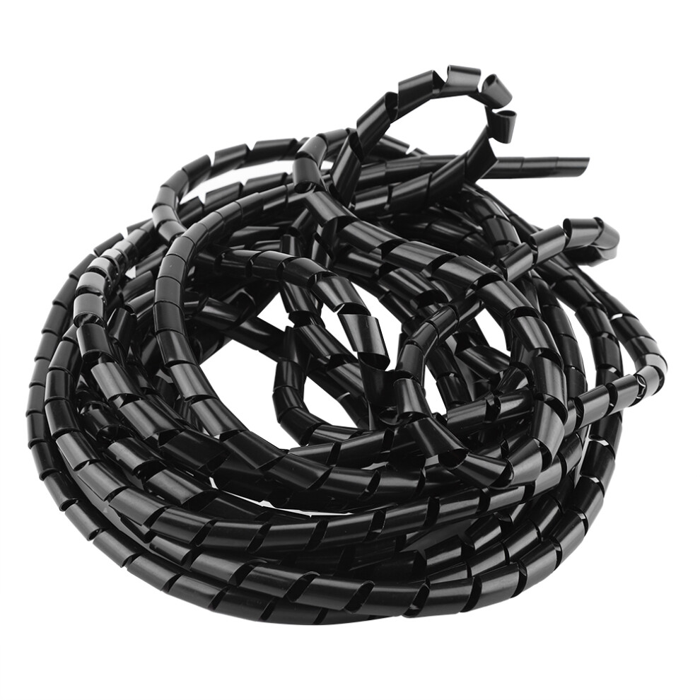 Spiral Wire Wrap For Cable Management, Spiral Wire Wrap Cable Organizer With Durable Wear Resistant And Flame Retardant Protection, Self Winding Hose 9358999786087