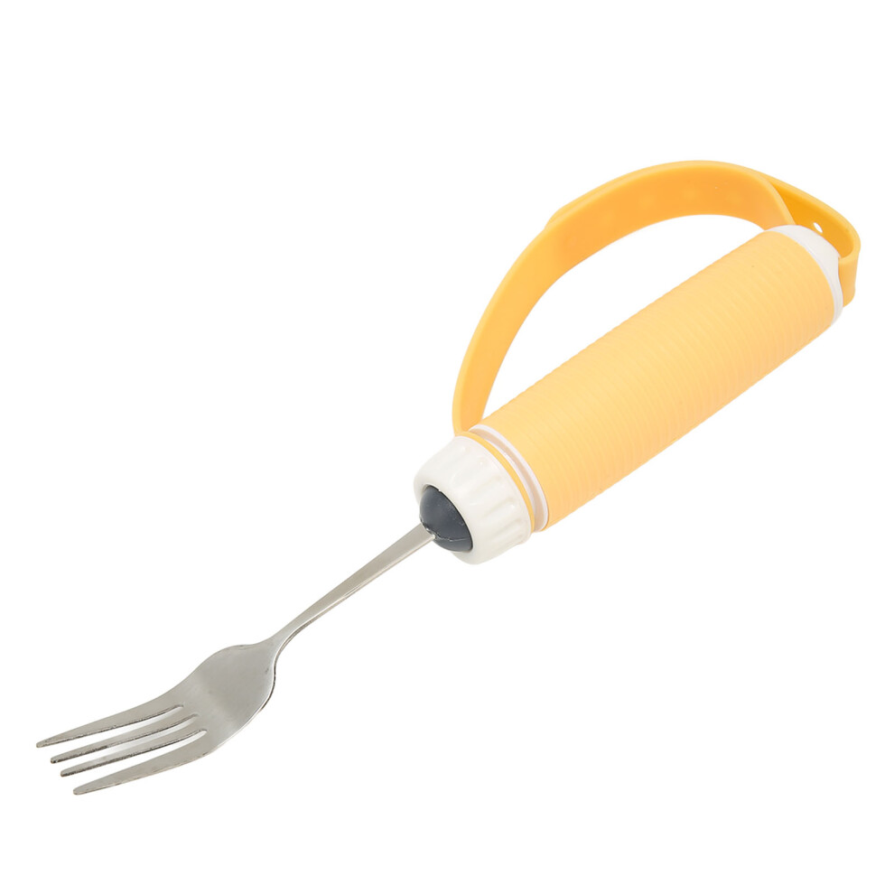 Flexible Angle Fork for Hand Tremors, Foldable Tableware with Secure Grip and Wrist Support, Adaptive Cutlery for Parkinsons Arthritis Patients,