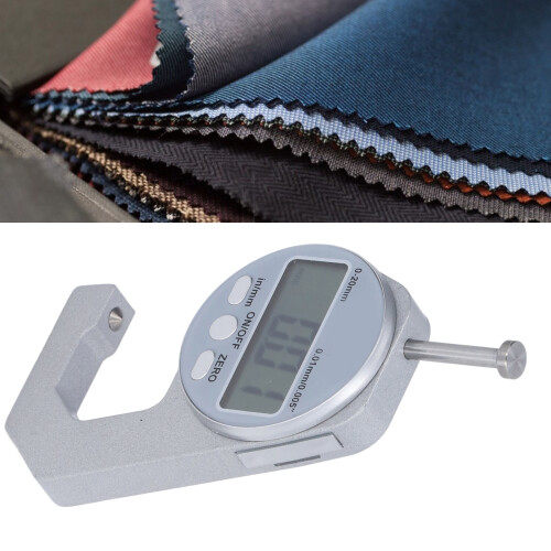 Mini Digital Thickness Gauge 0-20mm LED Display Aluminum