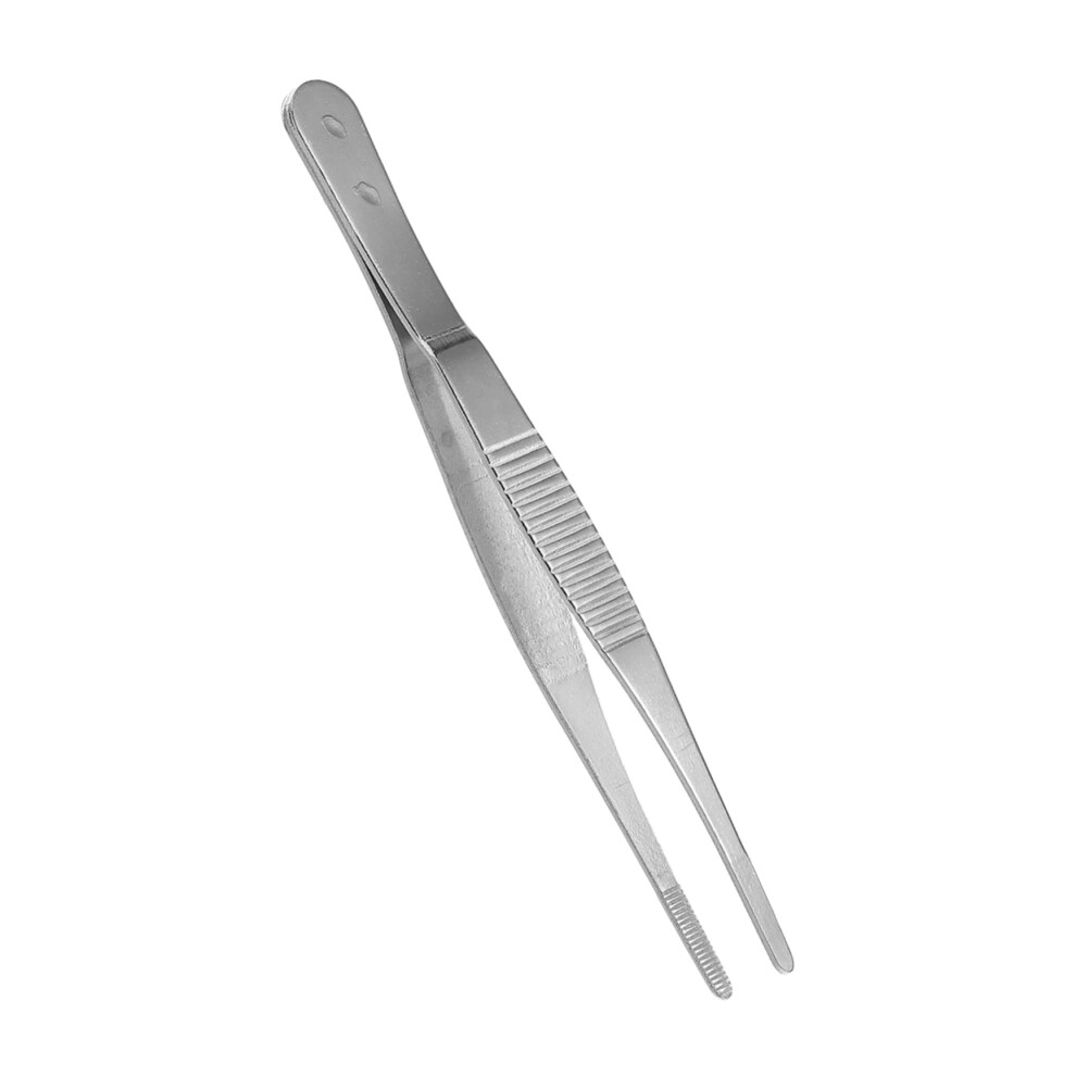 Professional Stainless Steel Eyebrow Tweezers with Precision Slanted Tip and Ergonomic NonSlip Grip