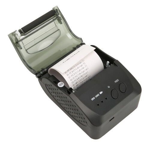 Compact Thermal Receipt Printer For Retail, Battery-volume Reminder With 58mm Wireless Portable Mobile Mini Bluetooth Thermal Printer, Rechargeable 2