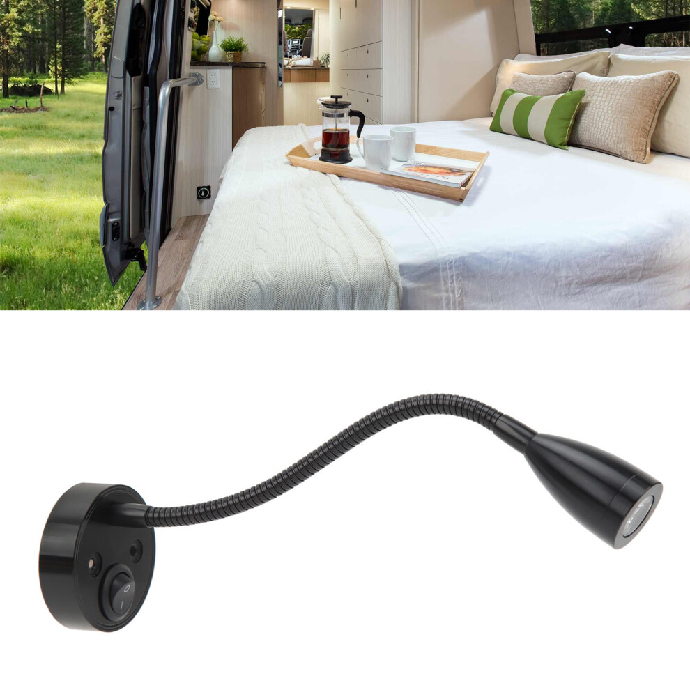 Rv Led Bedside 360 Swivel Flexible Gooseneck 12V-24V Light 4641376378575