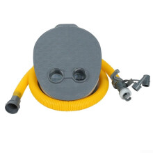 Compact Foot Pump for Inflating 10 Inch Air Mattresses, Boats, and Surfboards for Camping and Outdoor Use