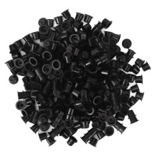1000 pezzi Tazze monouso in plastica nera per inchiostro per tatuaggi, 15ml, taglia S