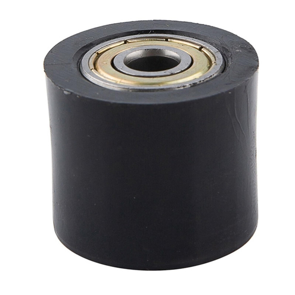 10Pcs 10Mm Pulley Wheels With Roller Bearings, Smooth Rolling Load Black Idler For Machinery 9382693387257