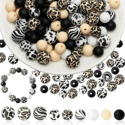 DIY Silicone Beads for Bracelet Making Purse Pendant DIY Crafts Making