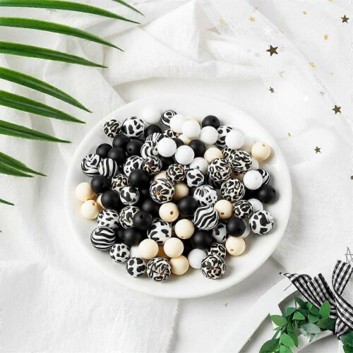 DIY Silicone Beads for Bracelet Making Purse Pendant DIY Crafts Making 2