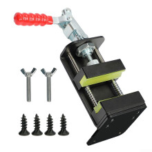 Golf Grip Removal Tool with Vise Clamp | Aluminum Shaft Clamp with Rubber Protection | Dual Installation | 21x13.5x9cm 1200G