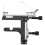 Microscope Attachable Mechanical Stage X-Y Moveable Caliper Vernier with Scale for Laboratory Use, Compatible with Standard Microscopes 1