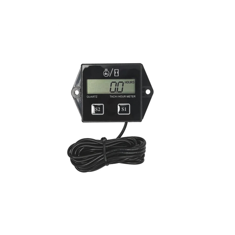 Motorcycle Lcd Digital Tachometer And Speedometer With Led Backlight, Large Display, Easy Install 9347817619935