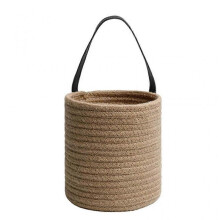 Imitation Rattan Handmade Hanging Flower Pot Basket Plant Container Laundry Picnic Toy Storage Home Decor