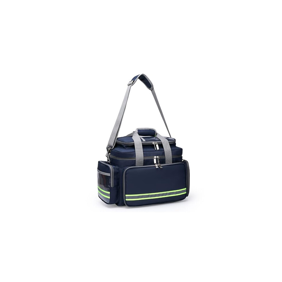 First Aid Kit Bag EMT Trauma Bag with Detachable Dividers, WaterResistant Oxford for EMS Nurses