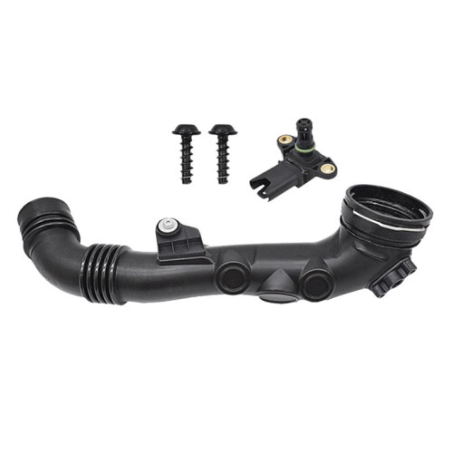 13717615026, 13717599294 for  335I E92 E93 E80 E90 Auto Throttle Valve Intercooler Inlet Duct with Sensor