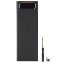 Carcasa para fuente de alimentación portátil DIY, 3 puertos de entrada con control remoto inalámbrico y dispositivos compatibles, carga eficiente