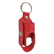 Portable Inhaler Case with Quick Access, Stylish PU Leather Holder for Travel, Home, School, Camping Red
