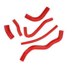 Silicone Wasserpumpenschlauch-Kit für Suzuki DRZ400S/SM Rot