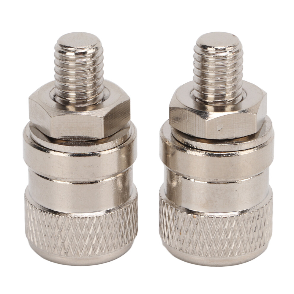 2Pcs M8x35mm Nickel Plated Brass Current Terminal 60A For Electronics 8431376384548