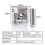 For MS170 Gasoline Chainsaw 37mm Cylinder Piston Ring Kit Pin Chainsaw MS170 5