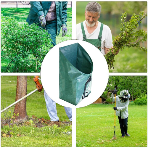 Garden Leaf Collection Bag  200L, Foldable Outdoor Waste, Leaf Storage 1