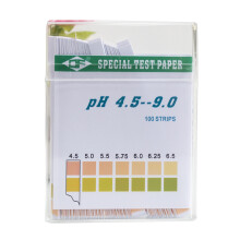 Tiras de teste de pH para monitoramento da qualidade da água, tiras de teste universais de pH com ampla faixa de medição, tiras de teste de alta
