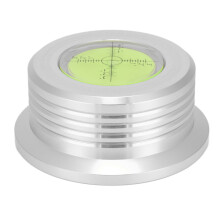Premium Material Turntable Clamp with Bubble Level Speed Detection, 50Hz Stroboscopic Scale for Vinyl Records, Enhances Signal Clarity and Rotation