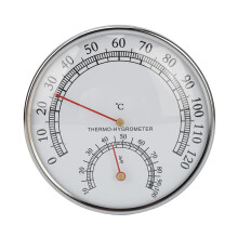 Temperature and Humidity Monitor, Sauna Thermometer and Hygrometer with Real Time Monitoring, 2 in 1 Sauna Thermometer for Steam Room Bathroom, High