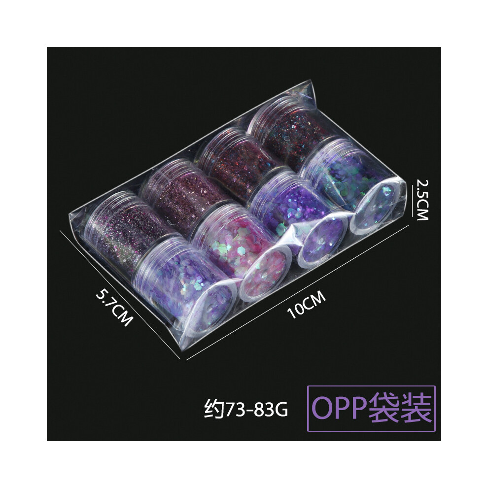 Dark Chunky Glitter For Arts & Crafts Projects And Nail Glitter Applications, Glow In The Glitters With Luminous Sequins Effect, Face Glitter And