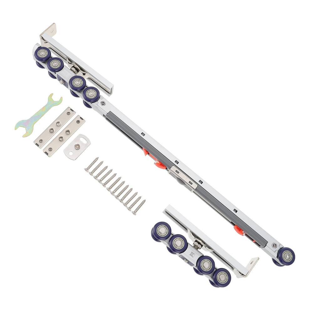 Heavy Duty Sliding Door Roller Kit With Silent Smooth Operation And Easy Install Barn Door Hardware 9187378491171