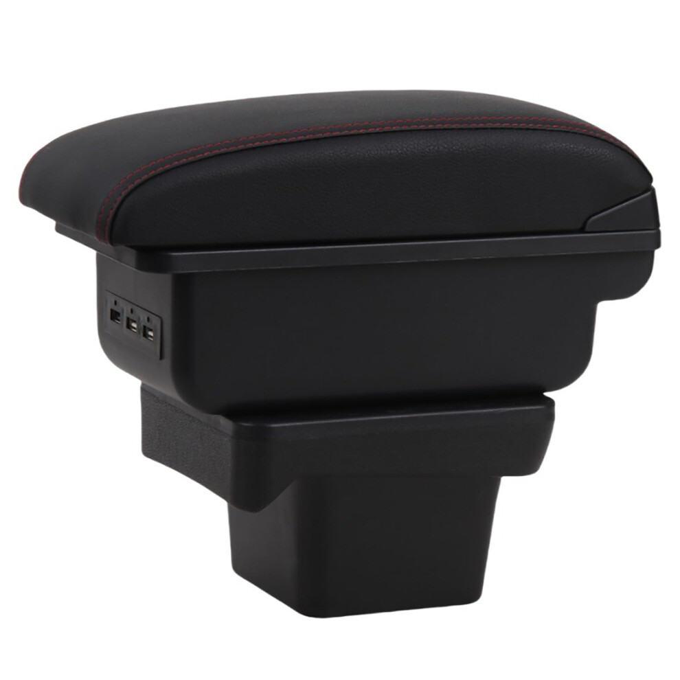 Armrest Box With Double Storage And Cup Holder, Ergonomic Car Armrest Console For Vw Touran L 9347817621655