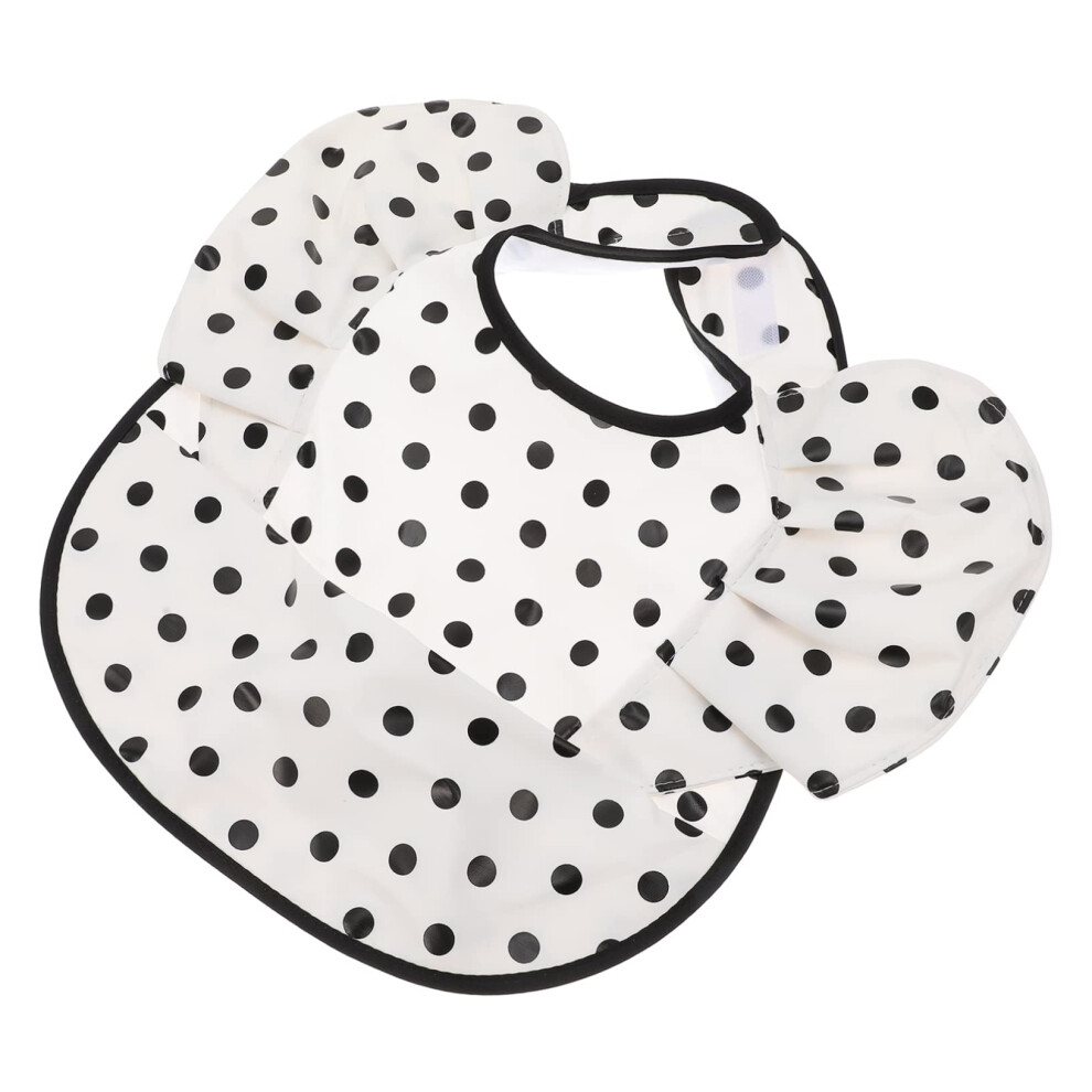 Mealtime Apron with Lacework Bib for Boys, Reusable Washable Feeding Accessory, Ideal for Drooling and Nursery School
