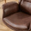 Living And Home Brown Adjustable High Back PU Office Chair with Armrests 5