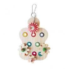 Bird Wooden Toys Intelligence Training Toy for Small and Medium Parrot