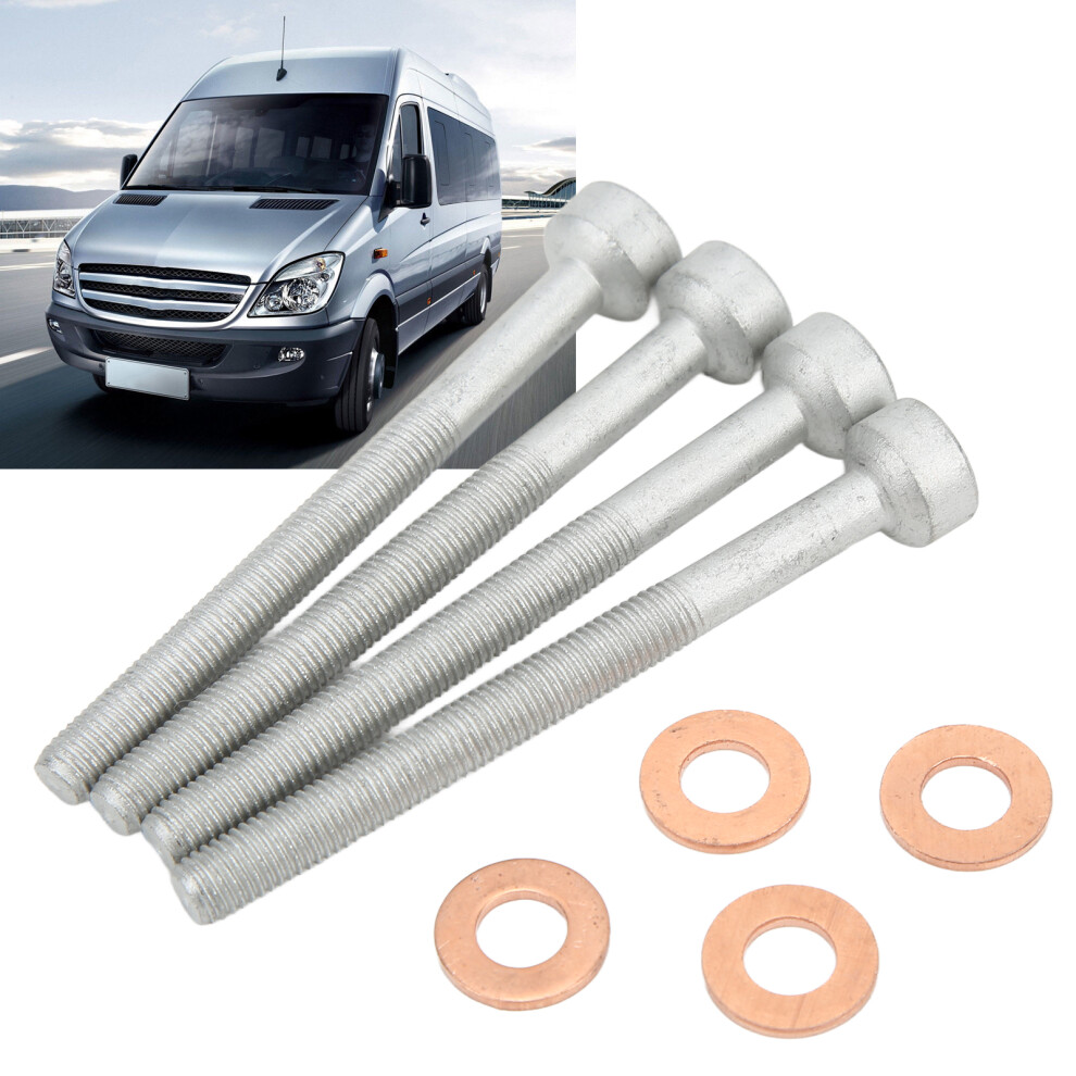 8Pcs Fuel Injector Bolts Seal Washers Kit For Mercedes Sprinter W906 651 Engine 4951376390959