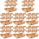 240Pièces Boîtes Snack Papier Kraft Pour Popcorn 9