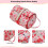 Crochet Hook Case,Roll Bag Holder Organizer for Various Crochet Hooks Kit with Storage Case 4
