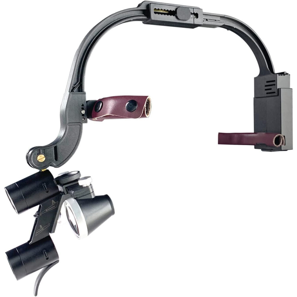 Dental Loupe 2.5X/3.5X With Adjustable Headband And Headlight, Surgical Binocular Loupe For Dentist And Lab Use 9347817623284