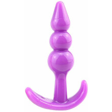 Silicone Anal Beads Butt Plug for Beginners with Smooth Easy Entry and Flexible Slim Design