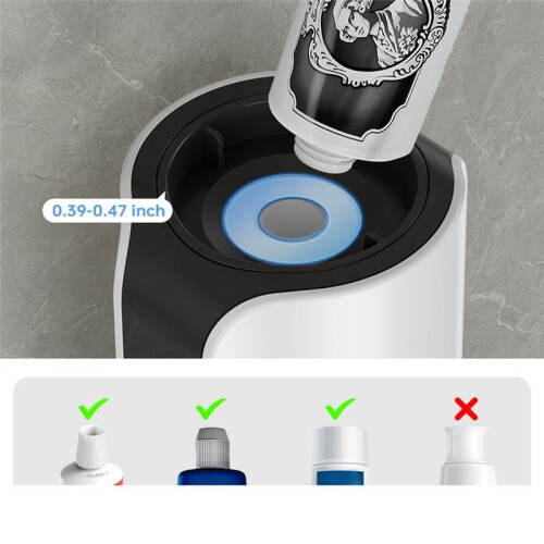 Toothpaste Dispenser,  Automatic Toothpaste Dispenser Wall Mounted for Bathroom, Toothpaste Dispenser for Kids 2