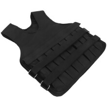 2Pièces Gilet Course Poids Tissu Oxford Résistant Noir