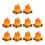 20Pièces Ornements Mini Résine Décor Microscenes Colorés 1