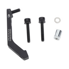 Disc Brake Adapter for Mountain Bike, CNC Machined Alloy Adaptor with Anodized Surface, Rear IS to Post Mount Conversion Bracket Compatible with Hydra