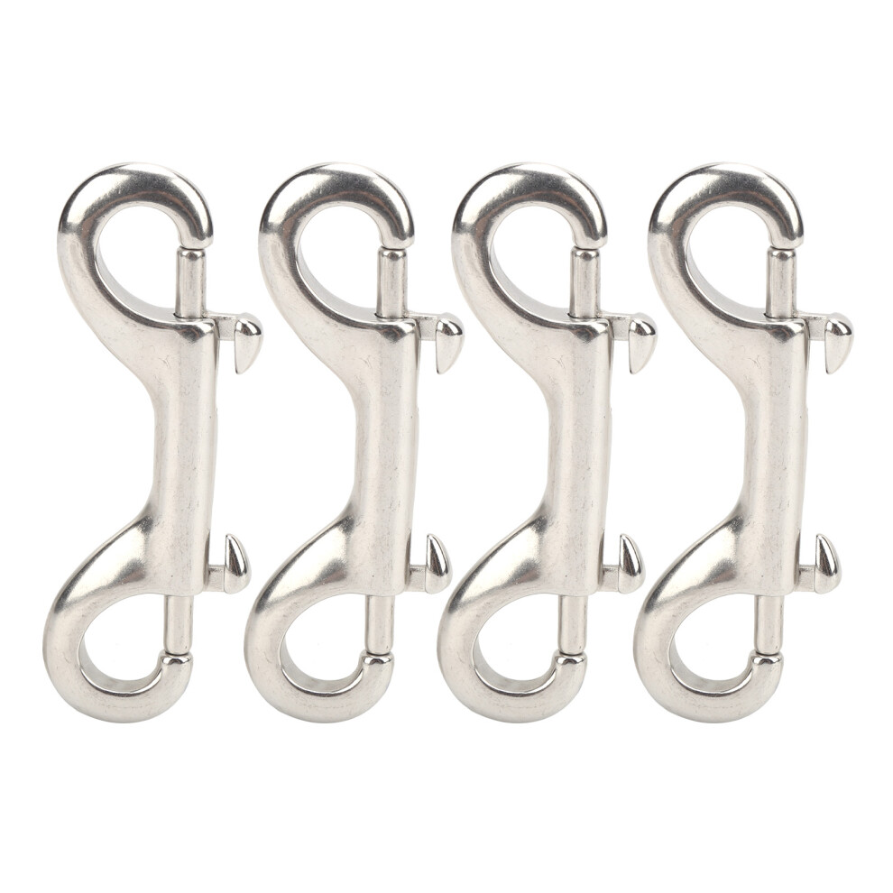 Multipurpose Snap Hook Durable Construction Double Ended Bolt Snap Quick Open And Lock Rust Resistant Marine Grade Spring Rebound Durability For Pet 9483153243622