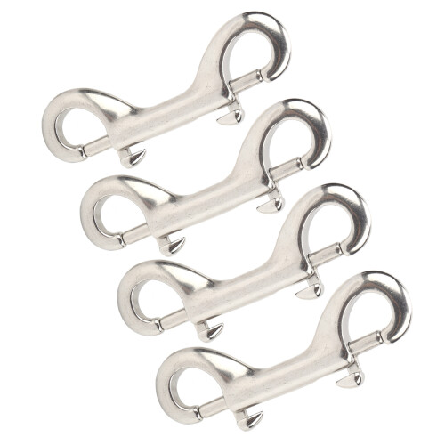 Multipurpose Snap Hook Durable Construction Double Ended Bolt Snap Quick Open And Lock Rust Resistant Marine Grade Spring Rebound Durability For Pet 1