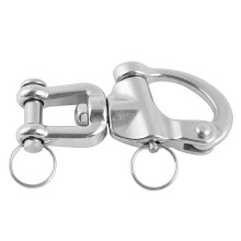 Swivel Snap Shackle Marine Grade Hardware, Quick Release Pin Heavy Duty Swivel Snap Hook Stainless Steel Construction Corrosion Resistance Boat Riggin