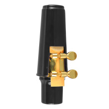 Kit d'embouchure pour saxophone alto avec ligature métallique, embouchure de rechange pour une meilleure performance sonore et un matériau durable,